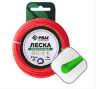 Леска 2,4мм х 15,0м круг РИДС