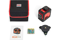 Уровень лазерный  20м RGK PR-3M (3 линии)