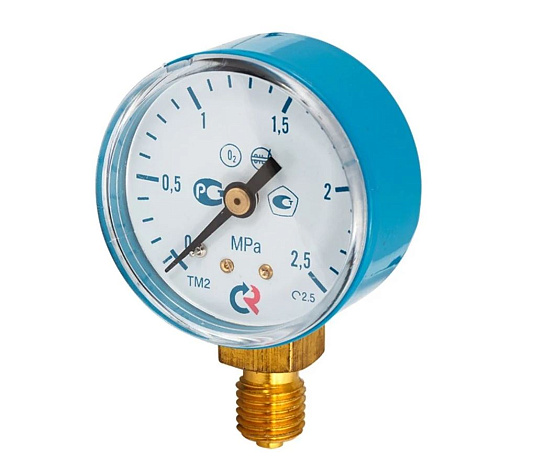Манометр кислород 25 атм.(2,5МПа) ПТЦ