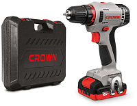 Дрель аккумуляторная CROWN CT21082H-2 BMC (14,4В, 1х2,0Ач) (35Нм)