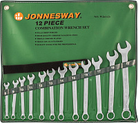 Набор ключей комбинированных 10-32мм (12шт) Jonnesway в тканевой скрутке