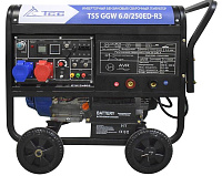 Электростанция сварочная бензиновая инверторная  6кВт TSS GGW 6.0/250ED-R3