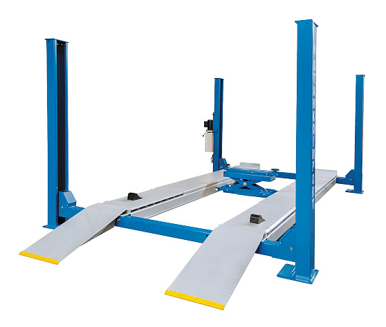 Подъёмник 4-х стоечный под сход-развал 4.0т с траверсой 380В ПГ4-4.0 (М)