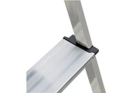 Стремянка  6 ступеней (1,25м) алюминиевая, больш. лоток, крюк, ступени 100мм MONTO Secury (гарантия 5 лет)