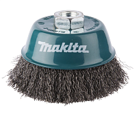 Щетка для УШМ чашеобразная витая d 100хМ14мм Makita проволока 0,3мм