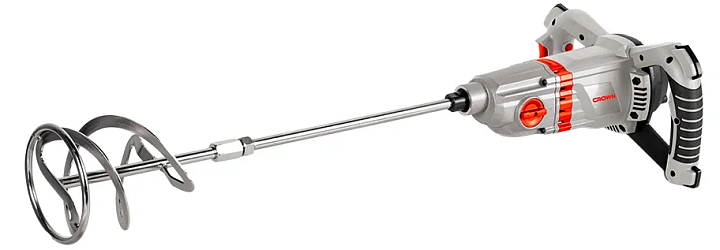 Миксер сетевой CROWN CT10049  (1050Вт, 130-850об/мин, М14)  повреждена упаковка/некомплект