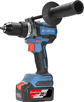 Дрель аккумуляторная 160Нм, 20В (2х5,0Ач, ЗУ, кейс, рукоятка, ударная, б/щ) DongCheng DCJZ20160i(TYP