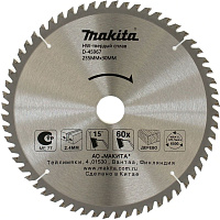 Диск по дереву 235х60х30 Makita STANDARD 15°