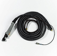 Горелка TIG 17VF d=1,0-2,4мм, СКР-25, DC-140A/AC-125А; 8м, гибкая шейка, возд.охл, вентиль SVARNOFF