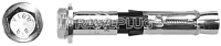 Анкер клиновой для высочайших нагрузок 10х100 R-SPL-II-10100/20L Rawlplug (болт с 6гр.головкой)