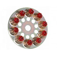 Патрон S.42 Disk Red 6,3х10 красный в диске TOUA (100 шт)