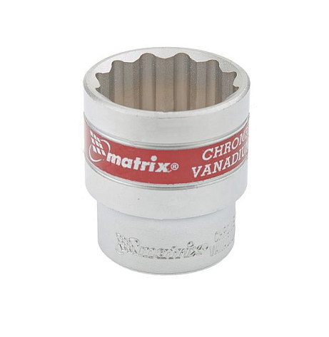 Головка 1/2" 19мм х 38мм 12-гр MATRIX MASTER