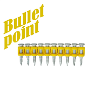 Гвозди по бетону 3,05х17мм TOUA CN MG bullet point усиленные (1000шт)