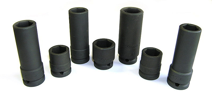 Головка ударная 1/2"  8мм х 38мм  6-гр FORСE 