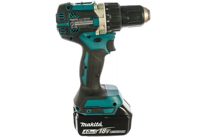 Дрель аккумуляторная Makita DDF484RME (54Нм, 18В, 2х4,0Ач, ЗУ)