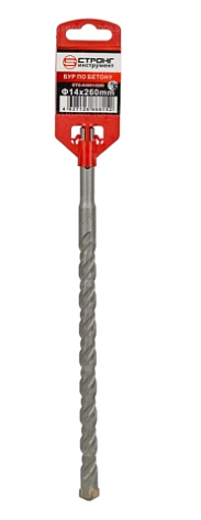 Бур SDS-plus 14 х 260/200мм STRONG квадро