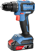 Дрель аккумуляторная  45Нм, 20В (2х2,0Ач, ЗУ, кейс, ударная, б/щ) DongCheng DCJZ2040i13(TYPE AM)