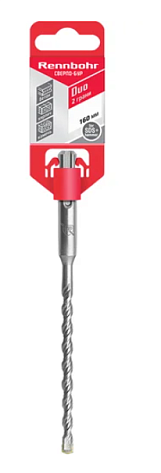 Бур SDS-plus  8,0 х 160/91мм 2 резца Rennbohr Duo
