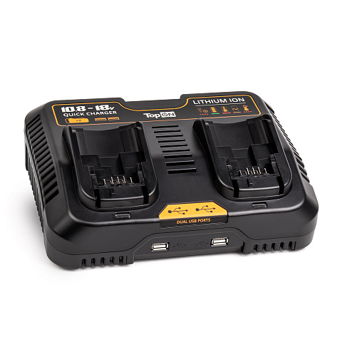 Зарядное устройство TopON Dewalt TOP-DCB132 повреждена упаковка/некомплект