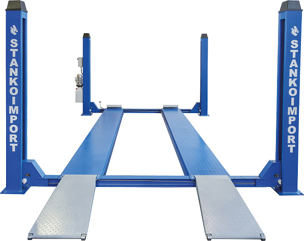 Подъёмник 4-х стоечный для слесарных работ 4.5т 380В ПГ4-4.5 (С)