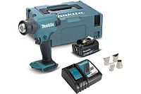 Термопистолет  аккумуляторный Makita DHG180RT1J (18В, 550С, 1х5Ач, ЗУ, кейс)