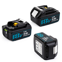 Аккумулятор 18,0 В 3,0 Aч Li-ion Top ON BL1830B (Аналог Makita)