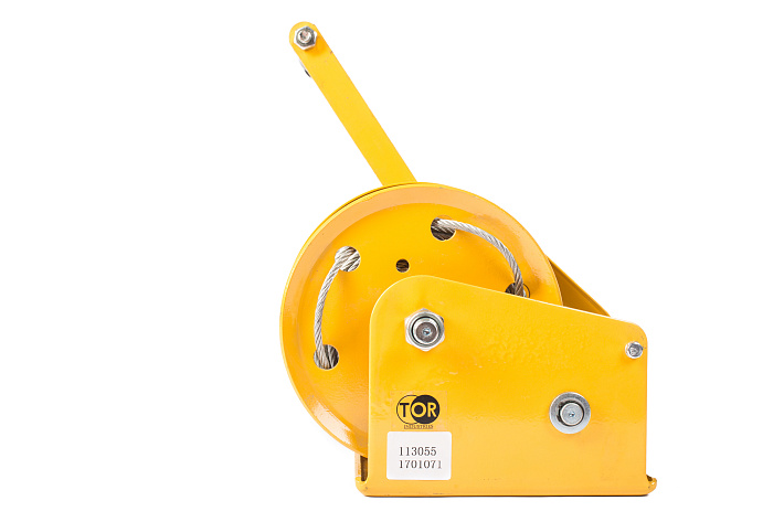 Лебедка ручная BHW (ЛБ-1800) г/п 0,5т дл.троса 20м TOR