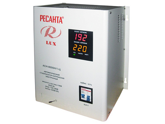 Стабилизатор АСН-8000Н/1-Ц Ресанта Lux 