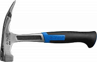 Молоток каменщика 600гр ЗУБР ПРОФЕССИОНАЛ, цельнокованный, фиберглассовая ручка