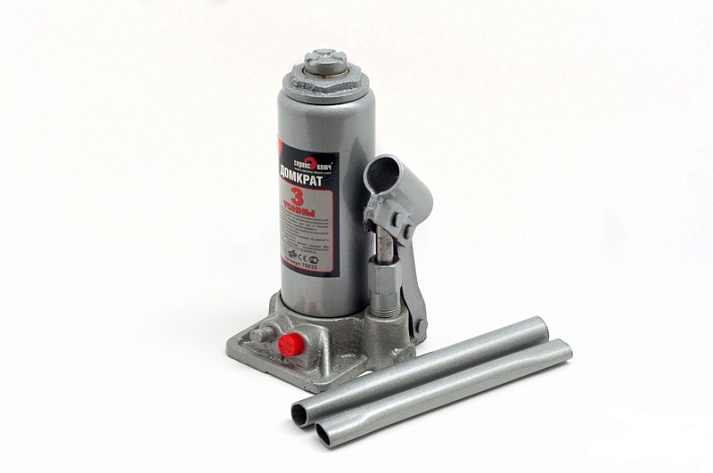 Домкрат гидрав. бутыл.   3т (180-350мм) СЕРВИС КЛЮЧ (кейс)