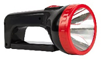 Фонарь-прожектор SMARTBUY светодиод.аккум. 1W+18 SMD, черный, 2реж, пласт