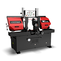 Станок ленточнопильный двухопорный (● и ■ 260мм, ▬ 260/260мм) MetMachine LS2226 (полуавтомат)