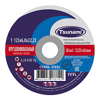 Круг зачистной 125х6х22  A24RBFL TSUNAMI