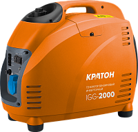 Электростанция бензиновая    2,3кВт Кратон IGG-2000 инверторная (220В, ручной стартер)