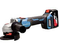 Угловая шлифовальная машина аккумуляторная  20В, d125 (2х4,0Ач, ЗУ, кожух, кейс) б/щ DongCheng DCSM0