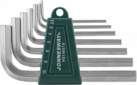 Набор ключей шестигранных 2,5-10мм 7пр Jonnesway