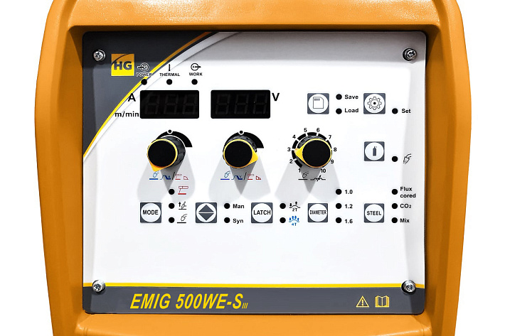 Полуавтомат сварочный HUGONG EMIG 500WE-S III (ЦИФРОВОЙ ПОДАЮЩИЙ)