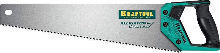Ножовка по дереву 450мм KRAFTOOL Alligator (7 TPI, 3D)