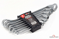 Набор ключей кольцевых двусторонних  6-32мм (8шт) СЕРВИС КЛЮЧ пластиковый подвес