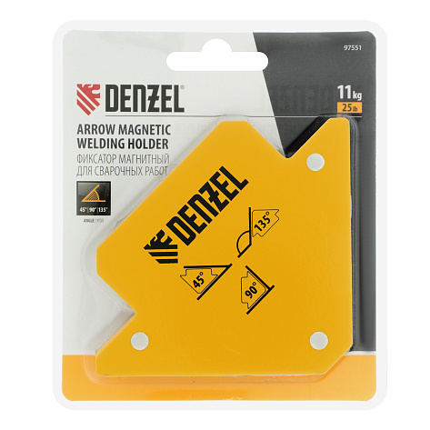 Угольник магнитный (45/90/135°, до 11кг) Denzel