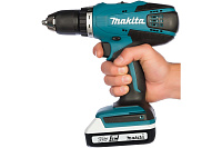 Дрель аккумуляторная Makita DF457DWE (42Нм, 18В, 2х1.5Ач,ЗУ)