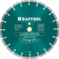 Диск алмазный по бетону 350х25,4мм LASER-BETON KRAFTOOL
