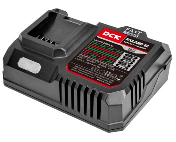 Зарядное устройство 18,0В DCK FFCL2080-02 (8А, с охлаждением)