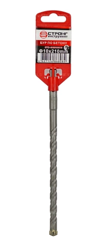 Бур SDS-plus 10 х 210/150мм STRONG квадро