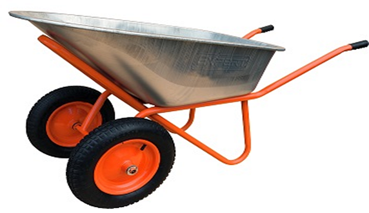 Тачка двухколесная 300кг/120л OLYMP MACHINERY (16" х 400 х 8 --- 20mm)
