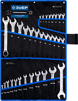 Набор ключей комбинированных 32шт ЗУБР ПРОФЕССИОНАЛ (6-32мм) рожковые + комбинированные