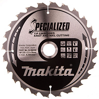 Диск по дереву 235х24х30 Makita (резка гвоздей)