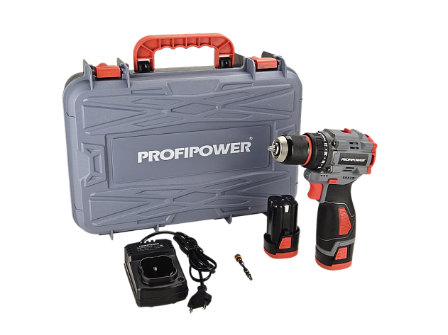 Дрель аккумуляторная ProfiPower BL-161 (40Нм, 16В,2х2Ач, ЗУ, кейс)