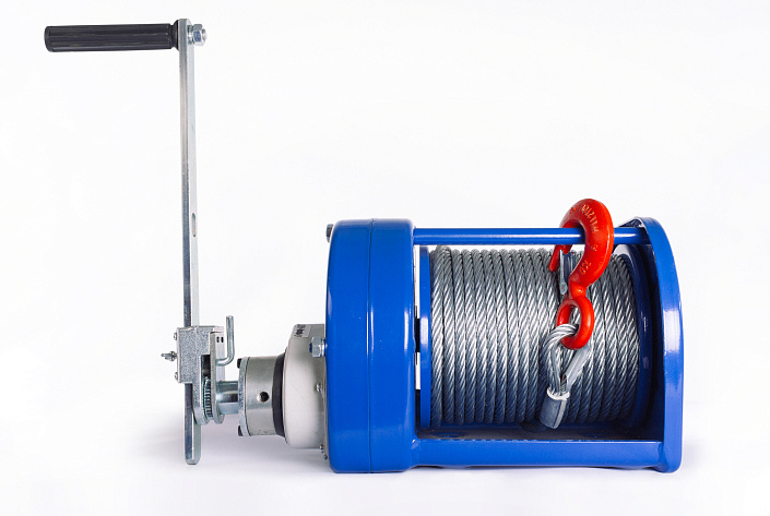 Лебедка ручная JHW (ЛТ-2) г/п 2,0 т, длина троса 40м TOR
