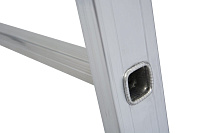 Стремянка  4 ступени (0,95м) алюминиевая, лоток, крюк STABILO (гарантия 10 лет)